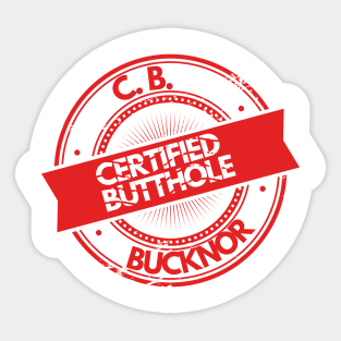 What Does C.B. Stand For? Sticker
